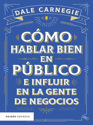 cover image of Cómo hablar bien en público e influir en la gente de negocios
